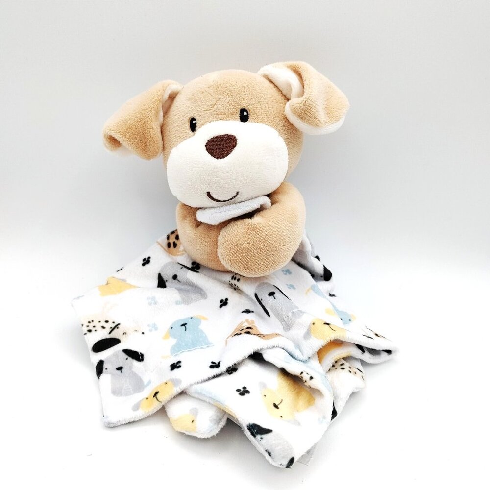 Baby Essentials Puppy Dog Lovey Plush Soft Security Blanket